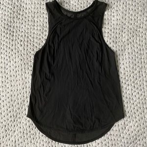Black Lululemon workout tank size 6
